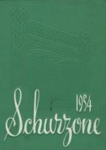 Schurz High School 1954 yearbook cover photo