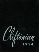 Clifton Springs High School 1954 yearbook cover photo