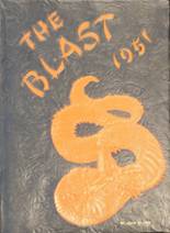 Warsaw High School 1951 yearbook cover photo