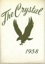 1958 Clay High School Yearbook from Oregon, Ohio cover image