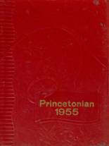 Princeton High School 1955 yearbook cover photo