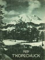 1951 White River High School Yearbook from Buckley, Washington cover image