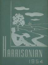 Harrison High School 1954 yearbook cover photo
