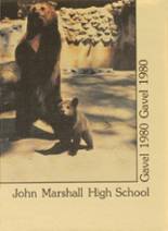 John Marshall High School 1980 yearbook cover photo