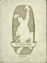 Jackson School 1949 yearbook cover photo