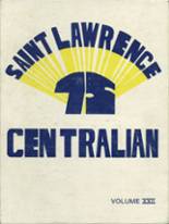 St. Lawrence Central High School 1975 yearbook cover photo