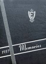 Earlham High School 1957 yearbook cover photo