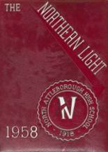North Attleboro High School 1958 yearbook cover photo