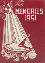 Redfield High School 1951 yearbook cover photo