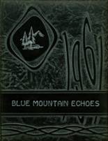 Blue Mountain Academy 1961 yearbook cover photo