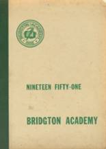 1951 Bridgton Academy Yearbook from Bridgton, Maine cover image