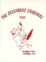 Columbus High School 1955 yearbook cover photo