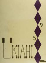 Ukiah High School 1958 yearbook cover photo