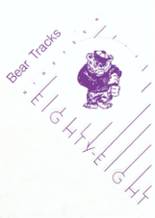 Burt High School 1988 yearbook cover photo