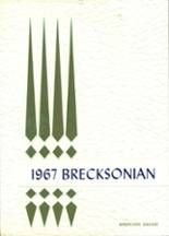 1967 Breckenridge High School Yearbook from Breckenridge, Michigan cover image