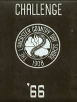 Lancaster Country Day School 1966 yearbook cover photo