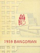 1959 Bangor High School Yearbook from Bangor, Michigan cover image