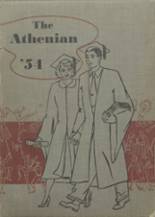 Athens High School 1954 yearbook cover photo