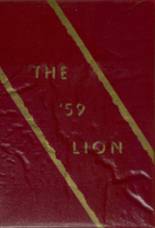 Linton High School 1959 yearbook cover photo