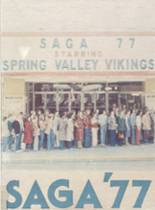 Spring Valley High School 1977 yearbook cover photo