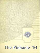 Erskine Academy 1954 yearbook cover photo