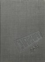 Charlotte High School 1954 yearbook cover photo