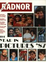 Radnor High School 1987 yearbook cover photo