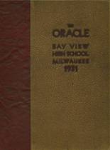 1931 Bay View High School Yearbook from Milwaukee, Wisconsin cover image