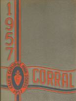 Coolidge High School 1957 yearbook cover photo
