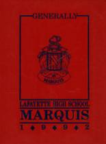 Lafayette High School 1992 yearbook cover photo