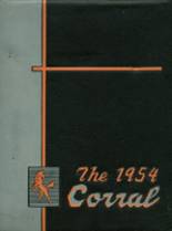 Coolidge High School 1954 yearbook cover photo