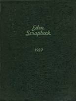 Eden School 1937 yearbook cover photo