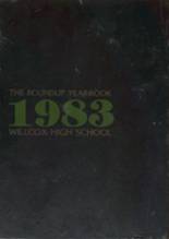 Willcox High School 1983 yearbook cover photo