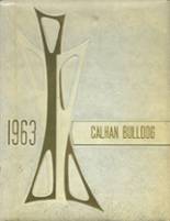 Calhan High School 1963 yearbook cover photo