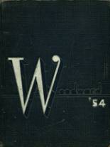 Woodward High School 1954 yearbook cover photo