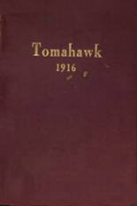 Iowa City High School 1916 yearbook cover photo
