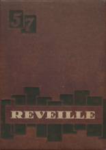 Booneville High School 1957 yearbook cover photo