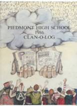 1986 Piedmont High School Yearbook from Piedmont, California cover image