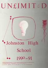 Johnston High School 1991 yearbook cover photo