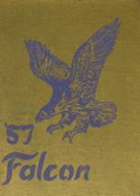 Elmira High School 1957 yearbook cover photo
