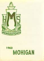 Morgantown High School 1963 yearbook cover photo