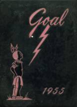 Gnadenhutten High School 1955 yearbook cover photo