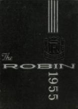 Robinson Township High School 1955 yearbook cover photo