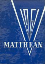 St. Matthew High School 1961 yearbook cover photo