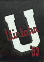 Uintah High School 1953 yearbook cover photo