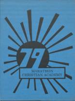 Marathon Christian Academy 1979 yearbook cover photo