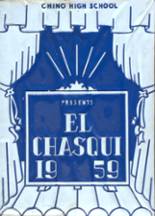 1959 Chino High School Yearbook from Chino, California cover image