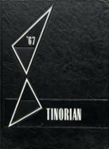 Tinora High School 1967 yearbook cover photo