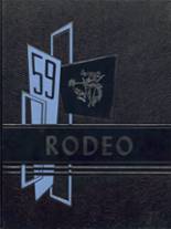 Roundup High School 1959 yearbook cover photo