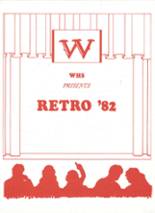 Wapakoneta High School 1982 yearbook cover photo